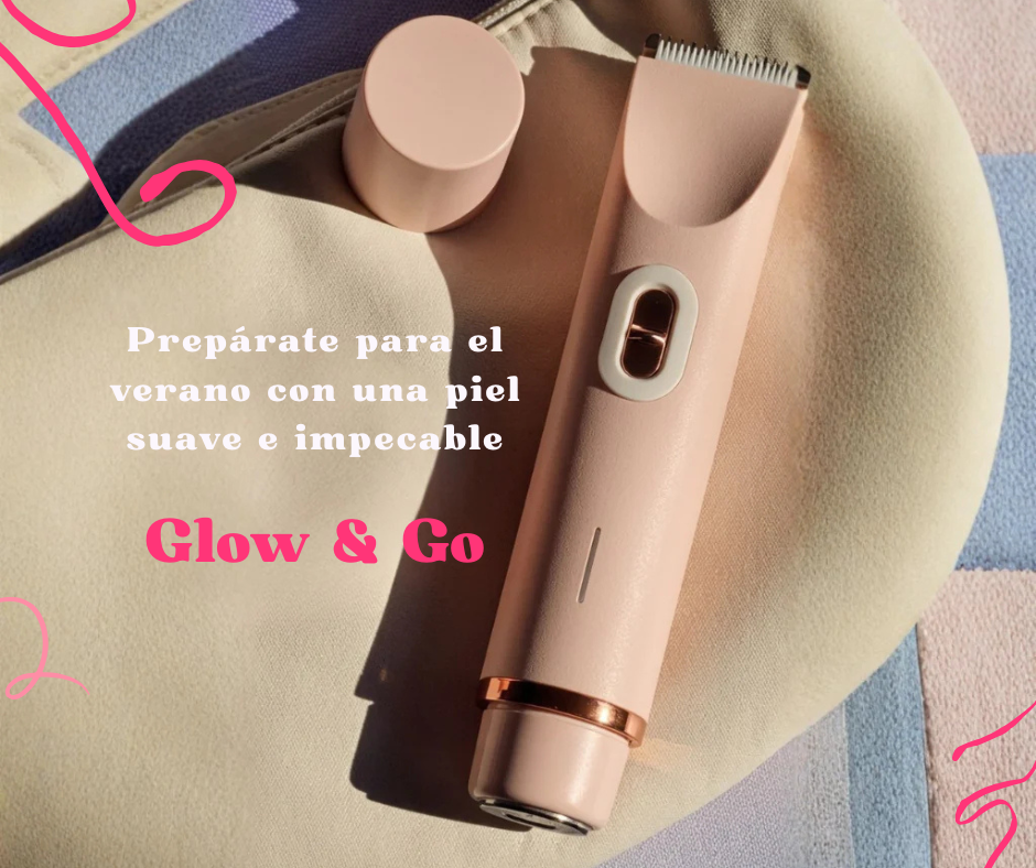 Glow & Go | Depiladora Corporal 2 en 1